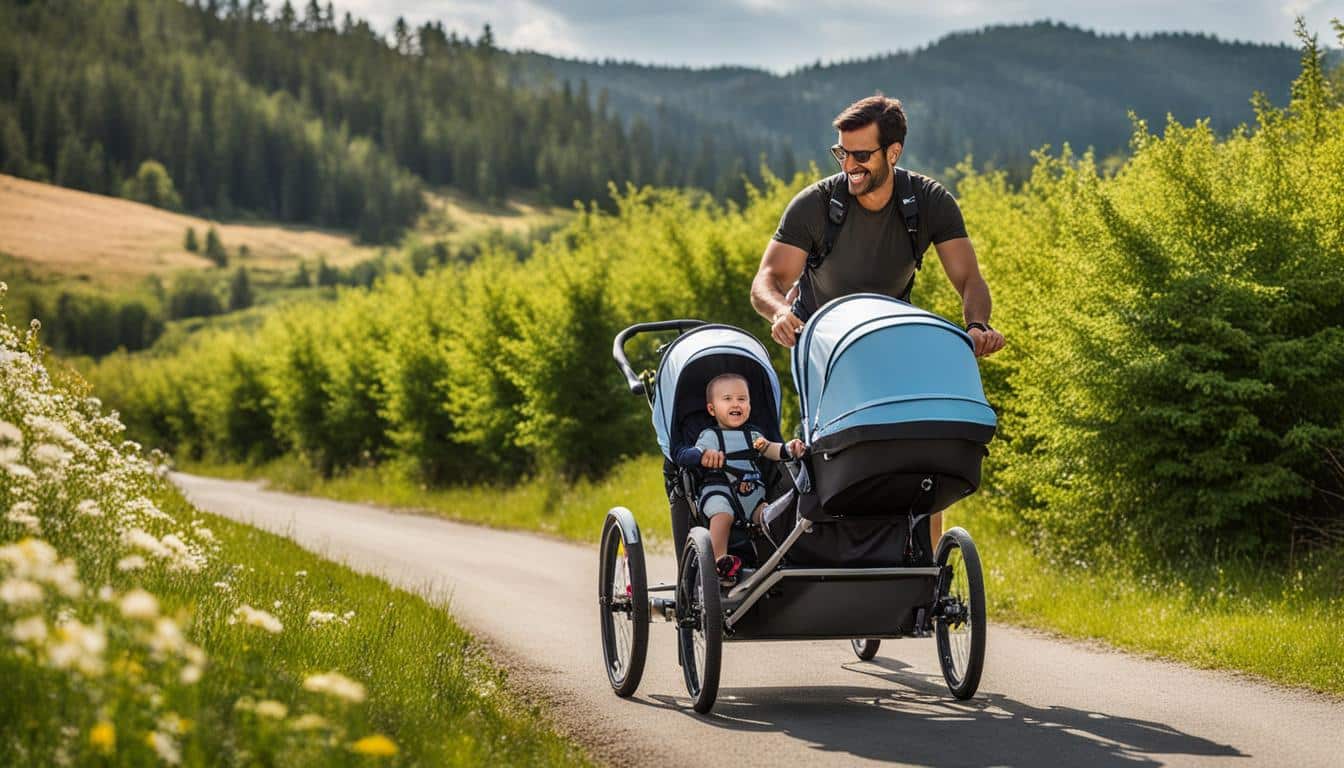 Babygerechte Radtouren und Fahrradausflüge mit Anhänger