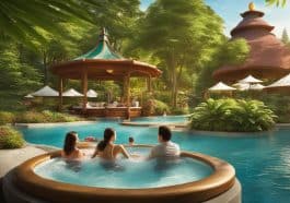 Familienfreundliche Thermen in der Nähe von Freizeitparks