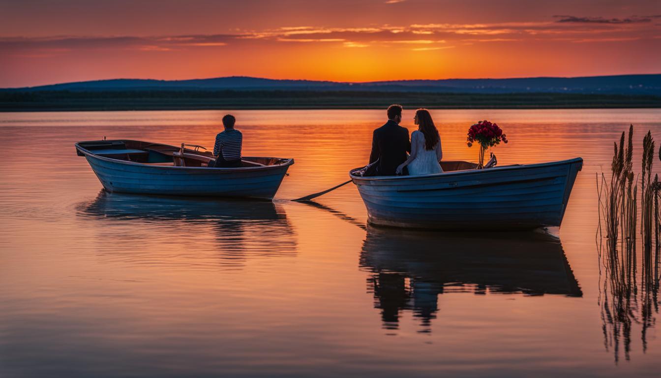Romantische Bootsfahrt auf dem Neusiedler See in Burgenland