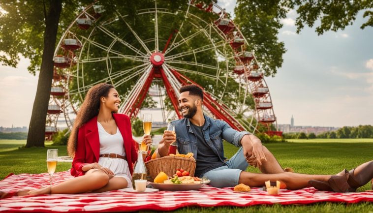 Romantisches Picknick im Wiener Prater