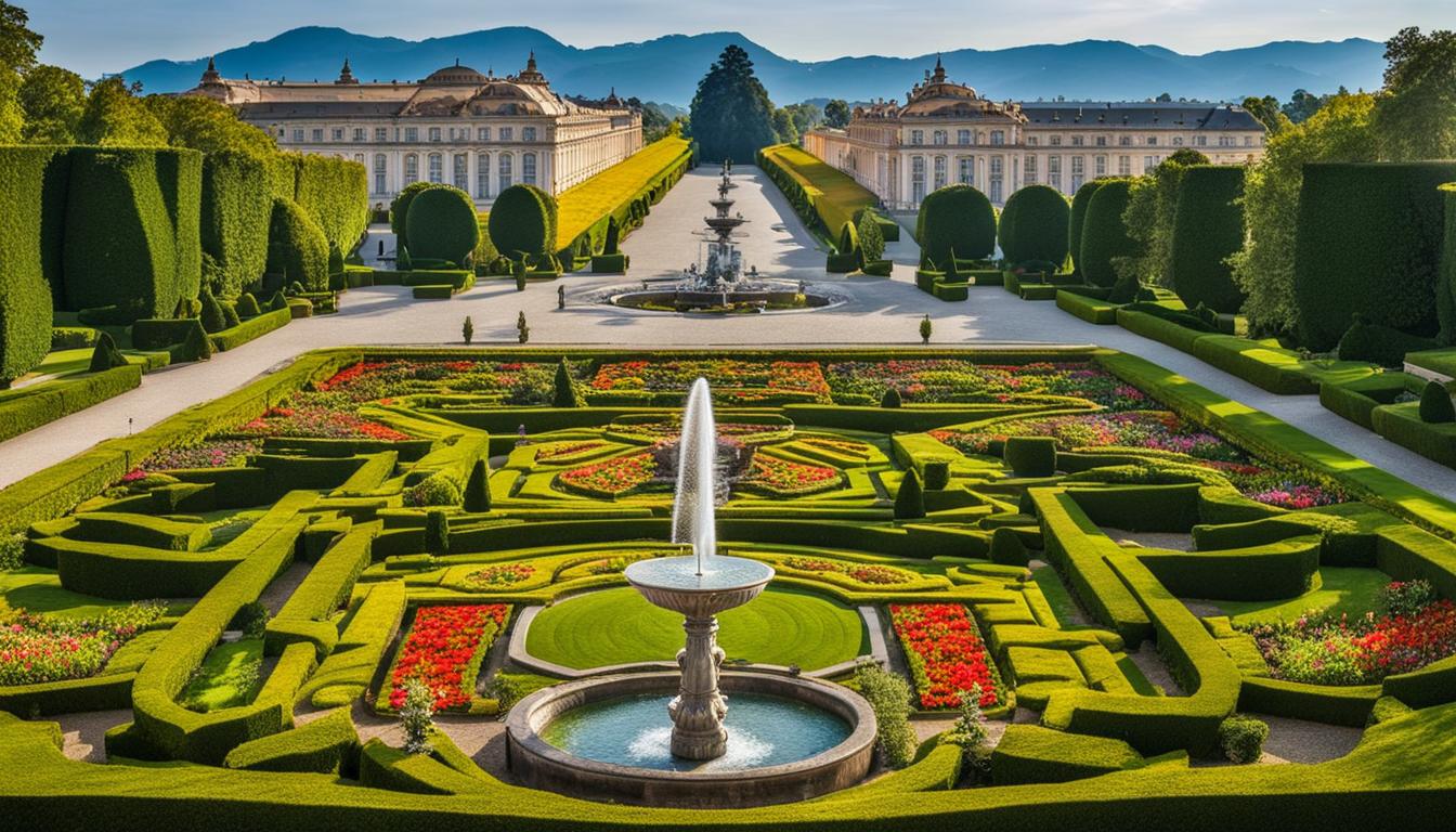 Schloss Belvedere: Historische Gärten und Kunstwerke