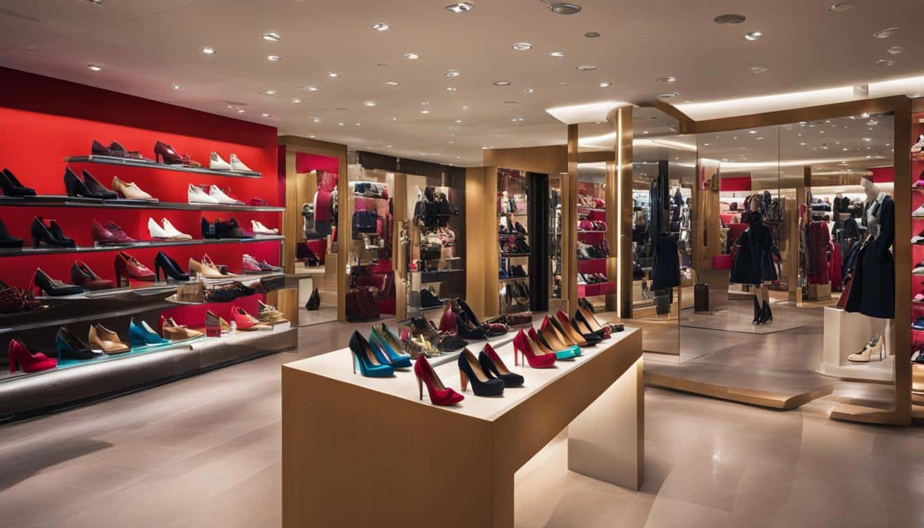 Schuhgeschäfte und Accessoires in Shopping Centern