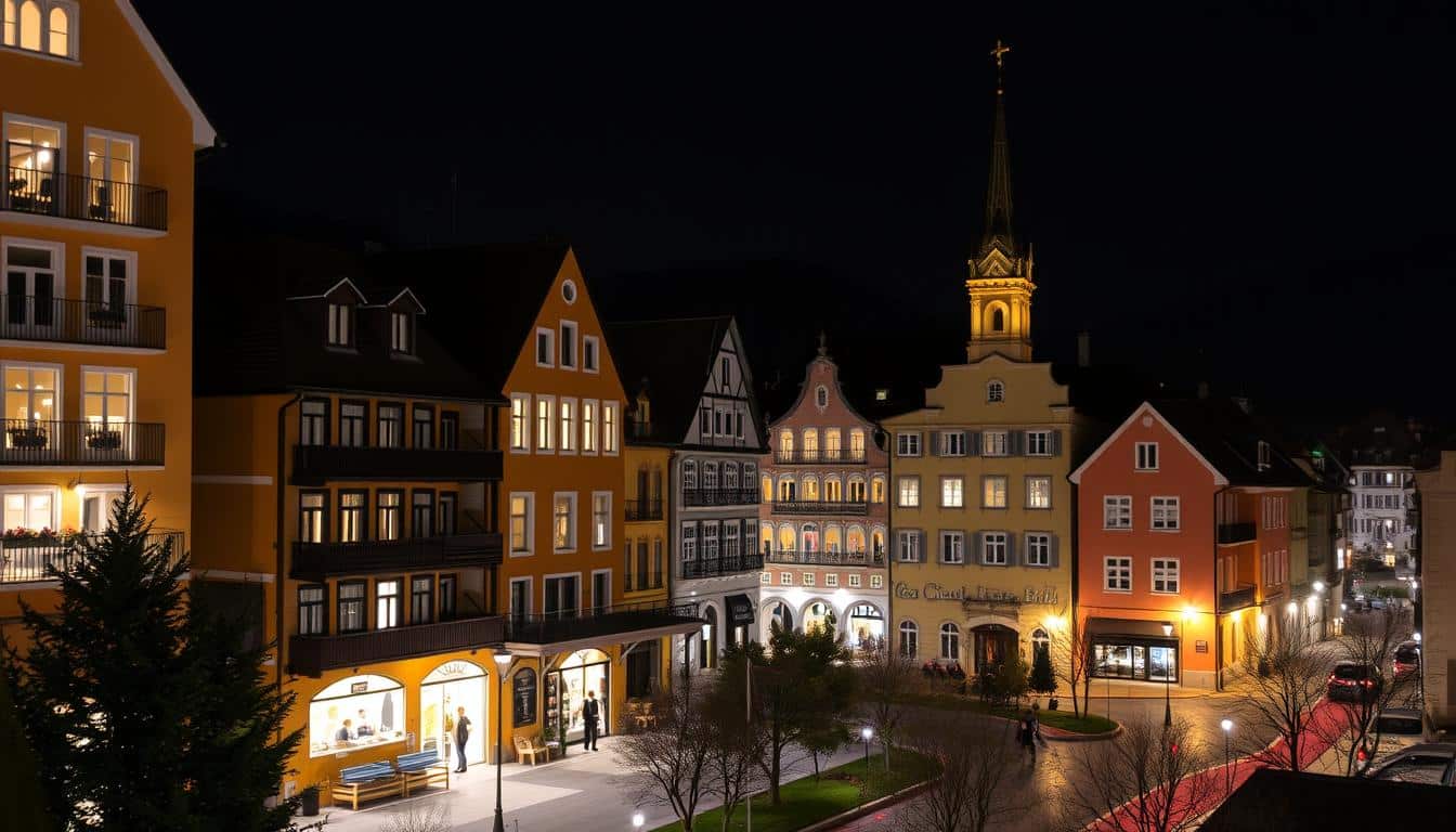 Warum werden Gebäude in Kärnten orange beleuchtet?