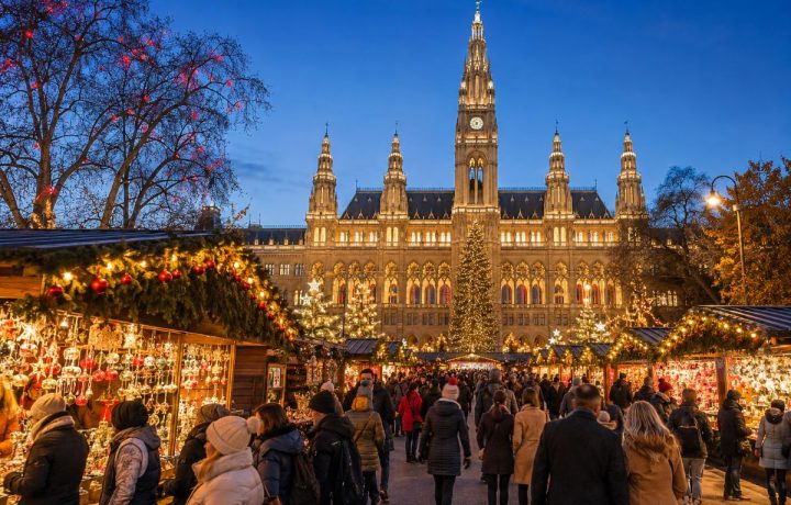 Christkindlmärkte in Wien (KI, Symbolbild)