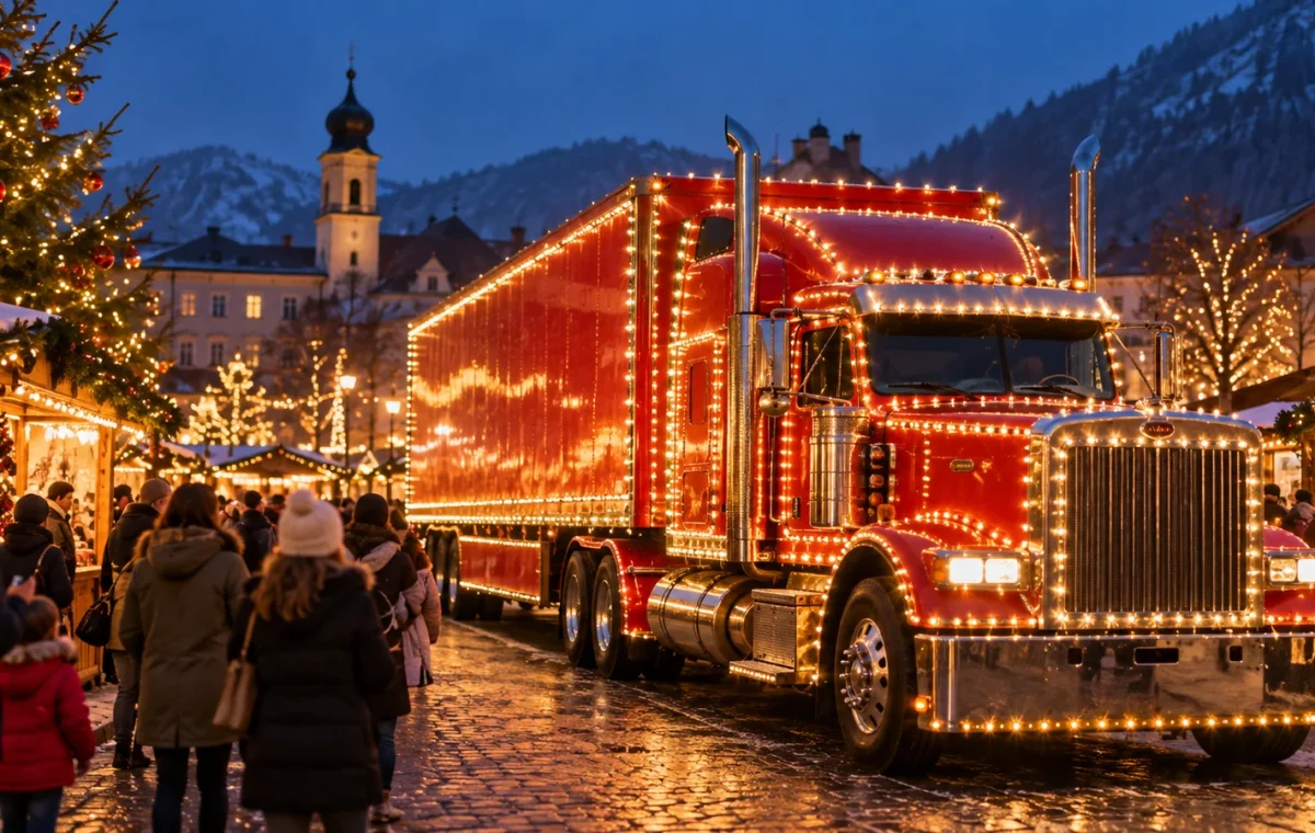 KI - Symbolbild - Coca Cola Weihnachtstruck