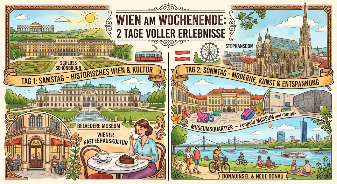 Wien an einem Wochenende erleben - Worauf achten?