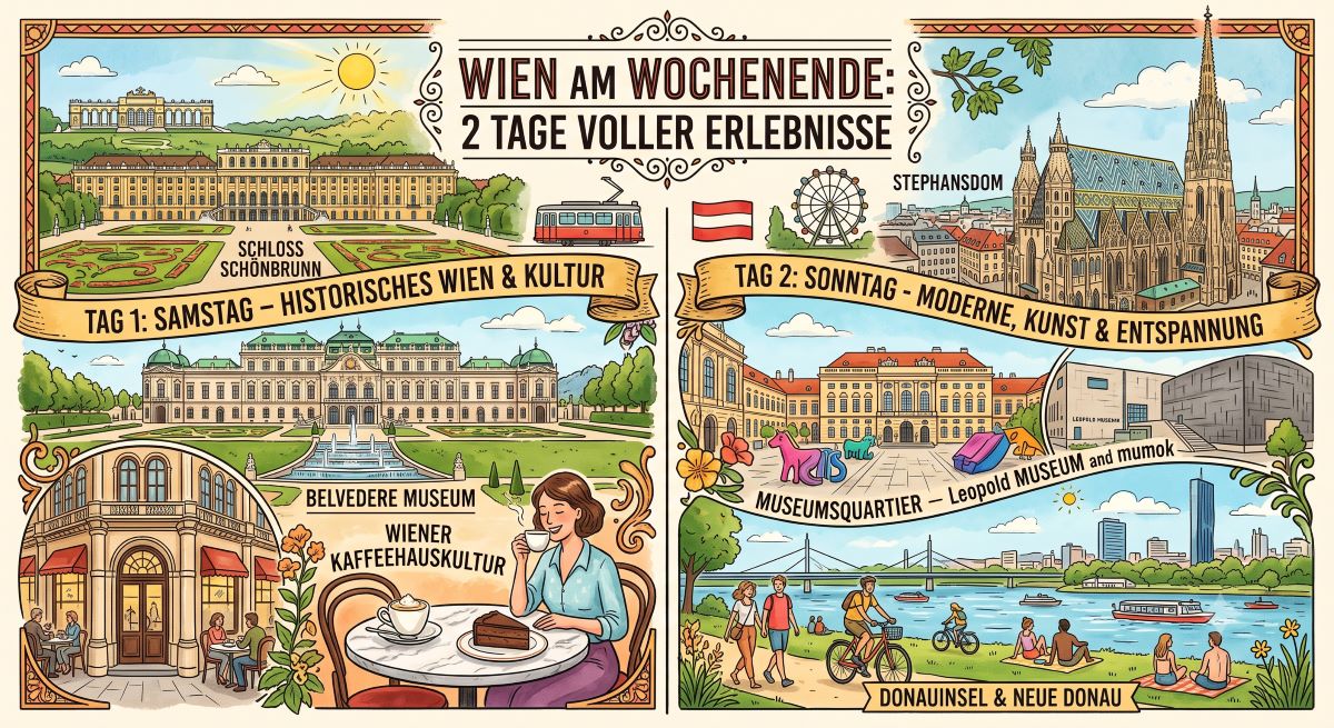 Wien an einem Wochenende erleben - Worauf achten?