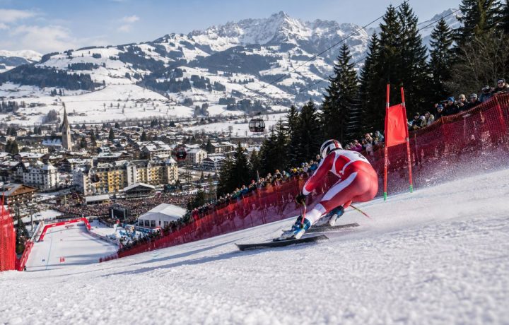 Hahnenkamm Rennen in Österreich (KI-Symbolbild)