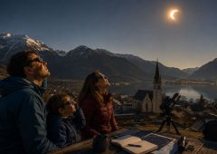 Sonnenfinsternis in Österreich (KI, Symbolbild)