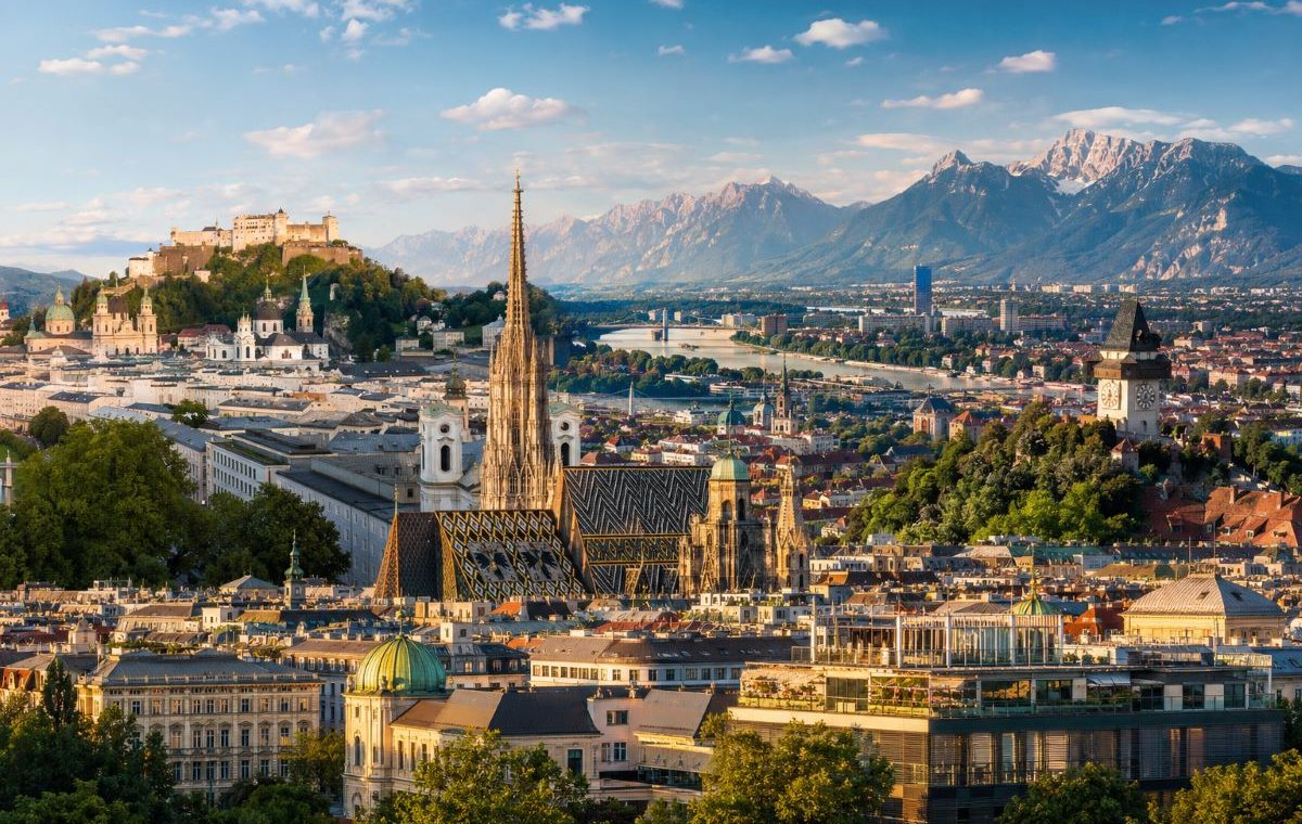 Städte in Österreich ( KI, Symbolbild)
